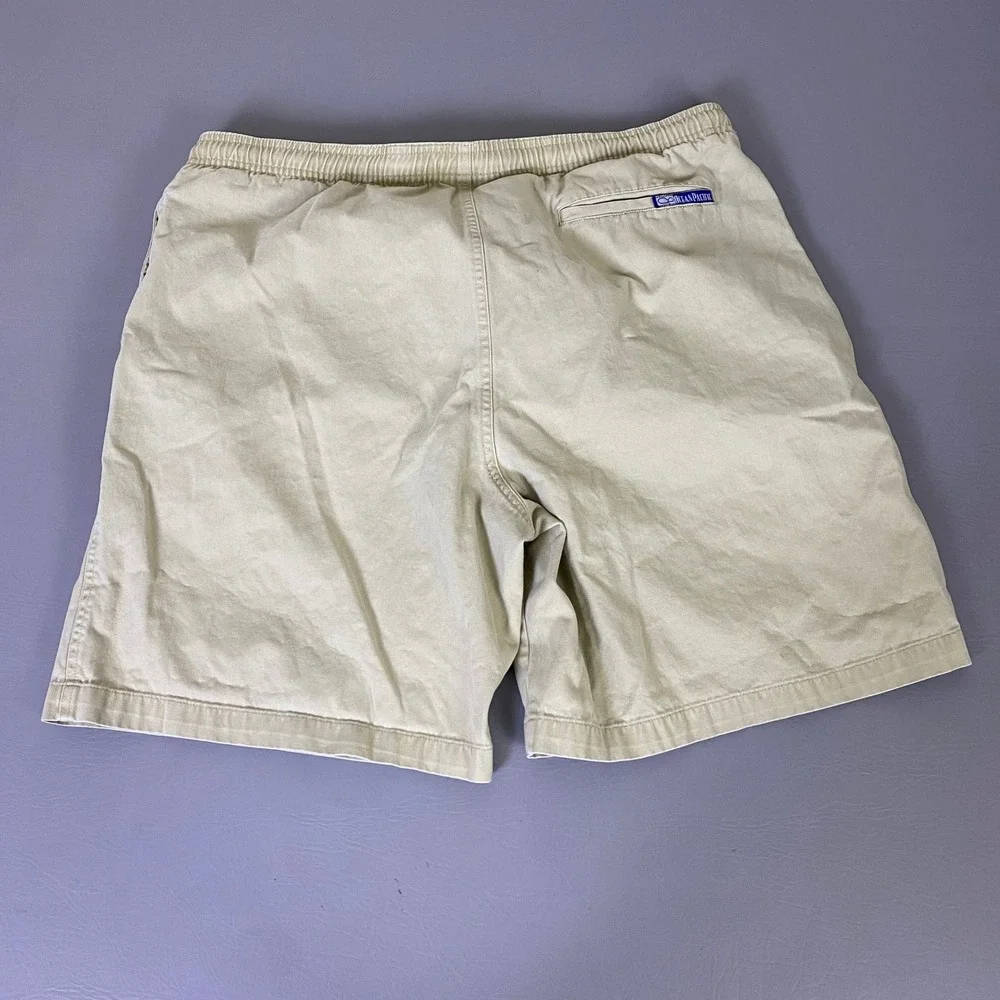 Ocean Pacific Shorts Men's Size‎ XL Khaki Tan Cotton Elastic Waist Relaxed Surf